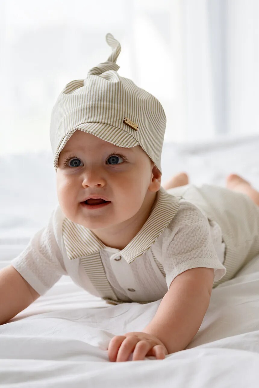 Детская хлопковая шапка OZZY Jamiks, бежевый
Детская хлопковая шапка OZZY Jamiks, бежевый