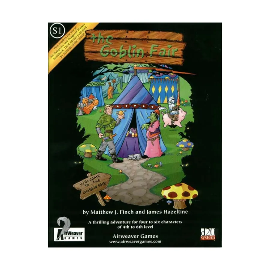 Модуль Goblin Fair, Fantasy Supplements (Airweaver) (d20)
Модуль Goblin Fair, Fantasy Supplements (Airweaver) (d20)
