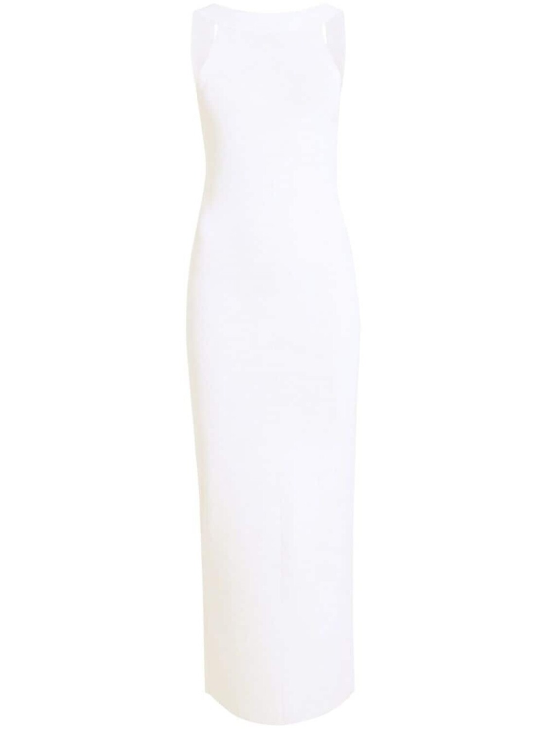 KHAITE платье миди The Media с вырезом халтер, белый 
KHAITE платье миди The Media с вырезом халтер, белый