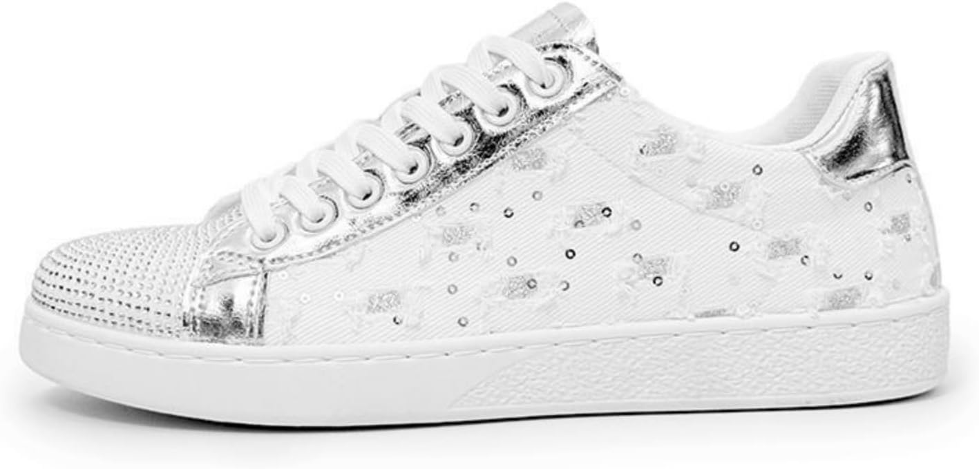 Кроссовки MACEFIL в стиле панк Y2K с блестками для мужчин и женщин, дышащие, легкие, повседневные низкие скейт-туфли, белый
Кроссовки MACEFIL в стиле панк Y2K с блестками для мужчин и женщин, дышащие, легкие, повседневные низкие скейт-туфли, белый