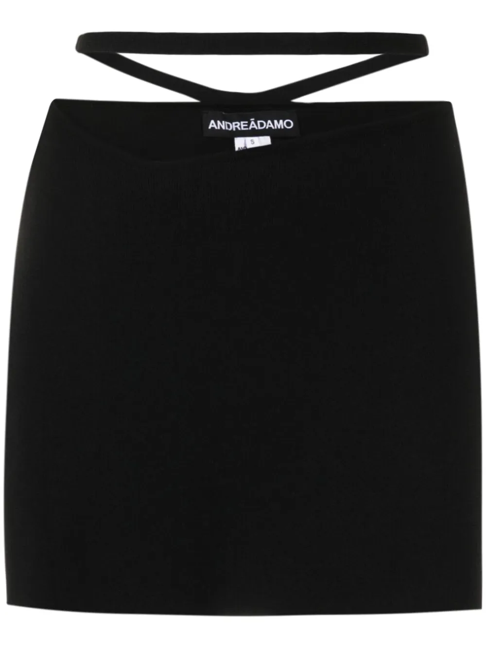 Юбка мини с поясом ANDREĀDAMO, черный
Юбка мини с поясом ANDREĀDAMO, черный