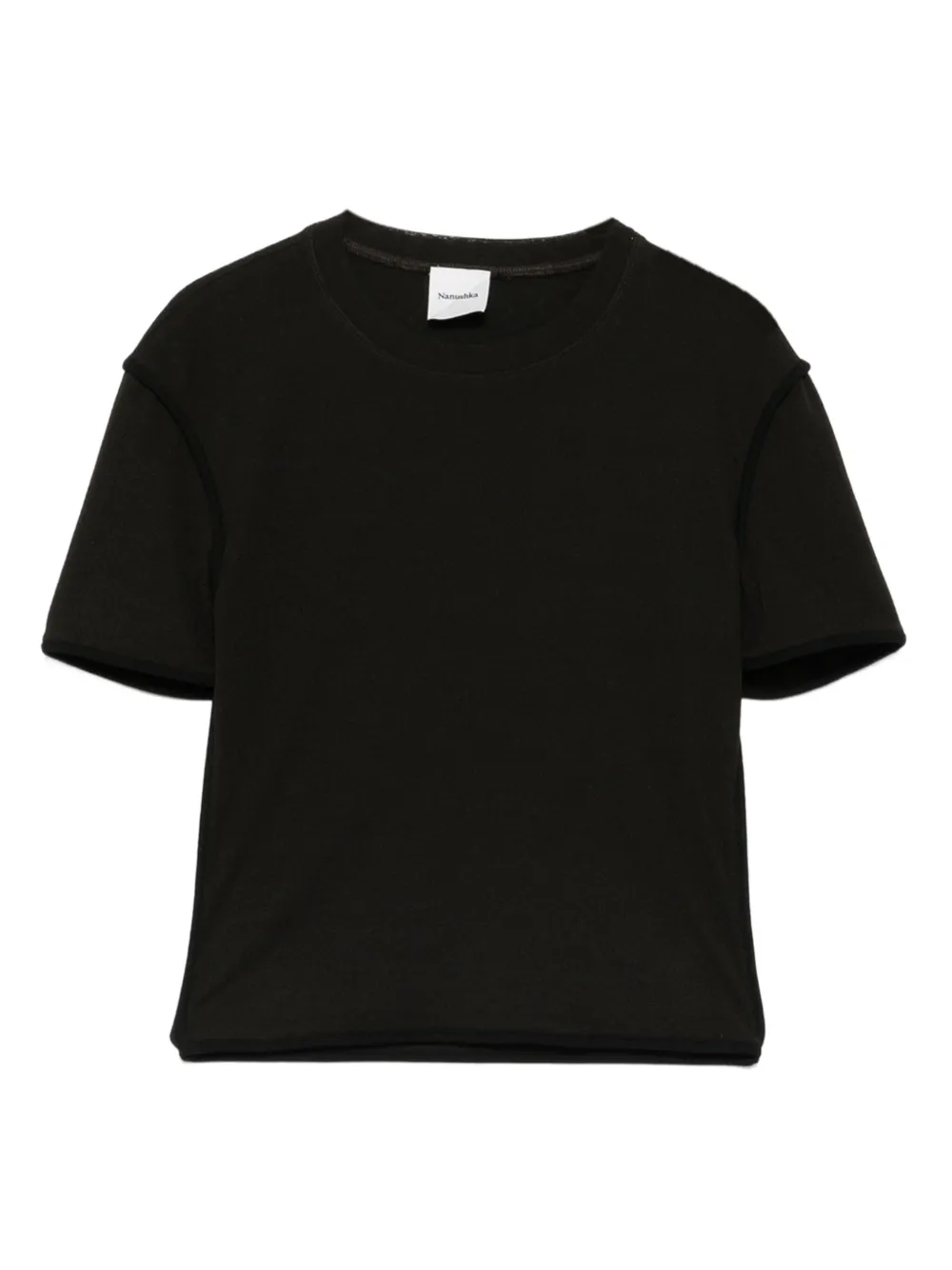 Топ Sabelle с короткими рукавами Nanushka, зеленый
Топ Sabelle с короткими рукавами Nanushka, зеленый