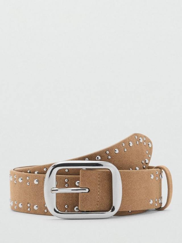 Ремень из замши Muriel с шипами Mango, Pastel Brown
Ремень из замши Muriel с шипами Mango, Pastel Brown