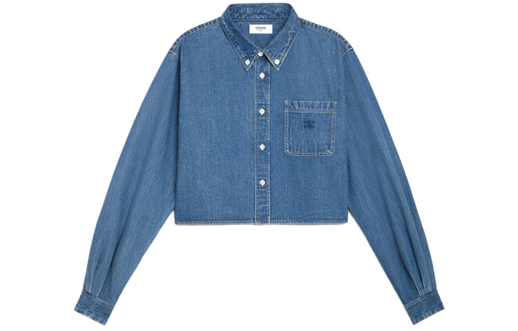 Топ укороченный Celine женский, синий
Топ укороченный Celine женский, синий