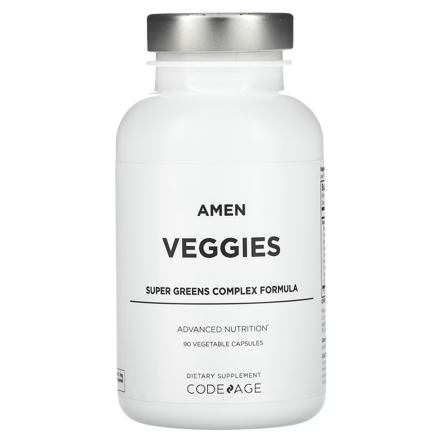 Добавка Codeage Amen из овощей, 90 капсул
Добавка Codeage Amen из овощей, 90 капсул