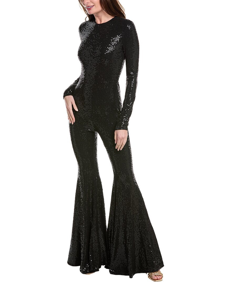 Комбинезон с пайетками и клешем из коллекции Michael Kors Michael Kors Collection, черный
Комбинезон с пайетками и клешем из коллекции Michael Kors Michael Kors Collection, черный