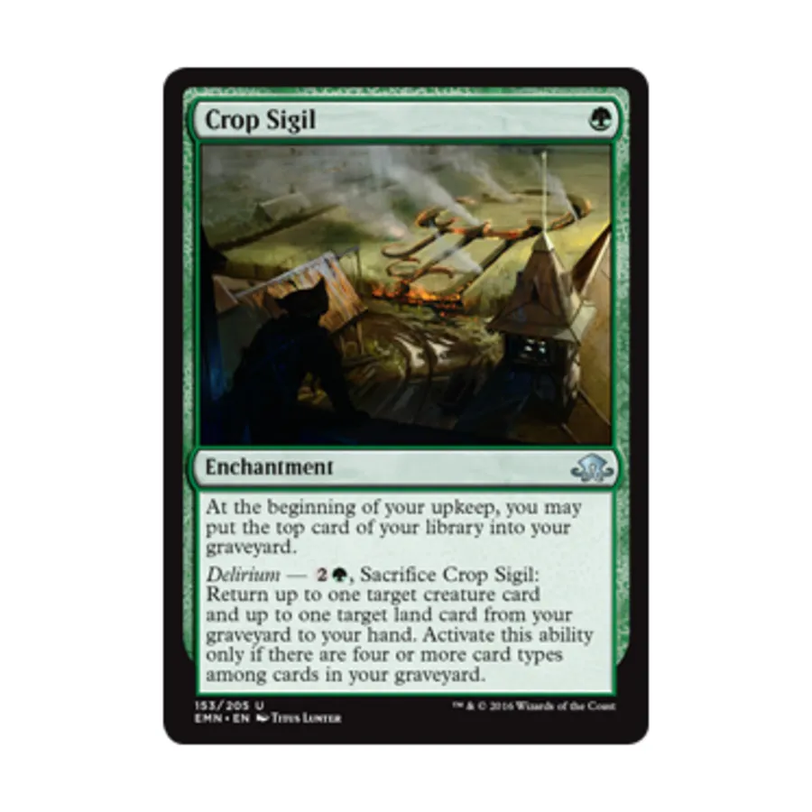 CCG Символ урожая (U), MTG - Eldritch Moon
CCG Символ урожая (U), MTG - Eldritch Moon