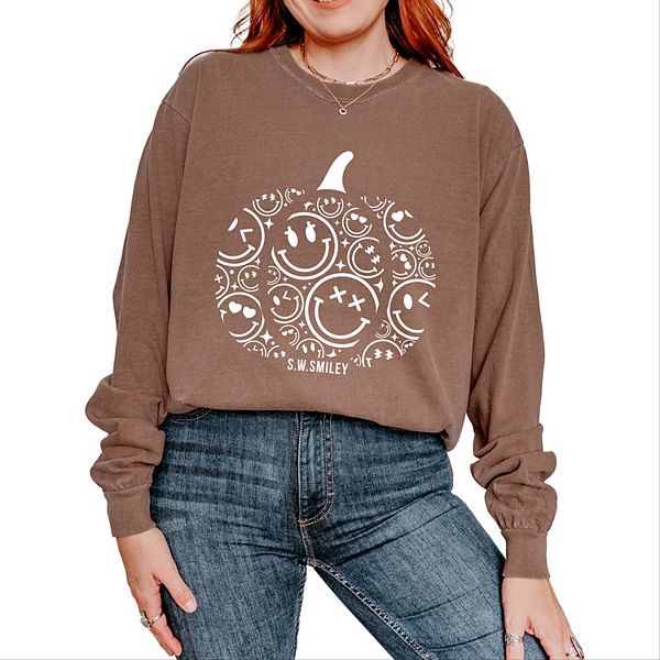 SWSmiley pumpkin outline - лонгслив с эффектом garment dyed Simply Sage Market, Espresso
SWSmiley pumpkin outline - лонгслив с эффектом garment dyed Simply Sage Market, Espresso