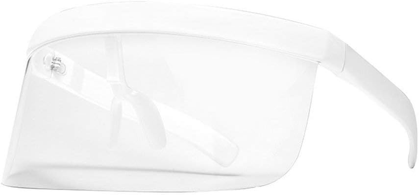 Laureles Футуристические солнцезащитные очки большого размера с козырьком для женщин, плоская верхняя часть, оправа 172 мм, песочного цвета, солнцезащитные очки для мужчин, White&transparent
Laureles Футуристические солнцезащитные очки большого размера с козырьком для женщин, плоская верхняя часть, оправа 172 мм, песочного цвета, солнцезащитные очки для мужчин, White&transparent