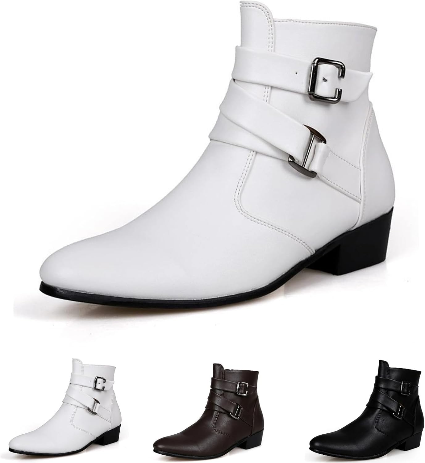 Кожаные ботинки на щиколотку для мужчин и женщин, деловые челси, больших размеров, повседневные офисные ботинки, прогулочные туфли, чукка Macefil, белый
Кожаные ботинки на щиколотку для мужчин и женщин, деловые челси, больших размеров, повседневные офисные ботинки, прогулочные туфли, чукка Macefil, белый