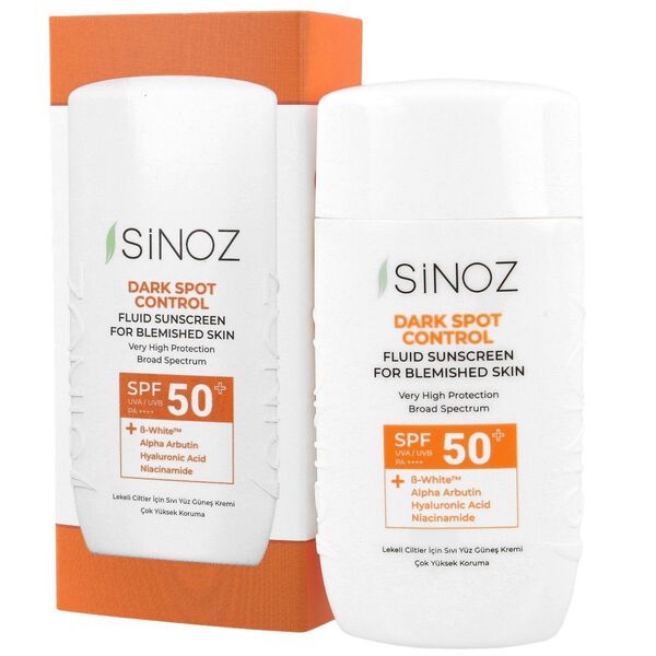 Солнцезащитный крем с spf50+/pa++++, 50 мл Sinoz Dark spot control
Солнцезащитный крем с spf50+/pa++++, 50 мл Sinoz Dark spot control