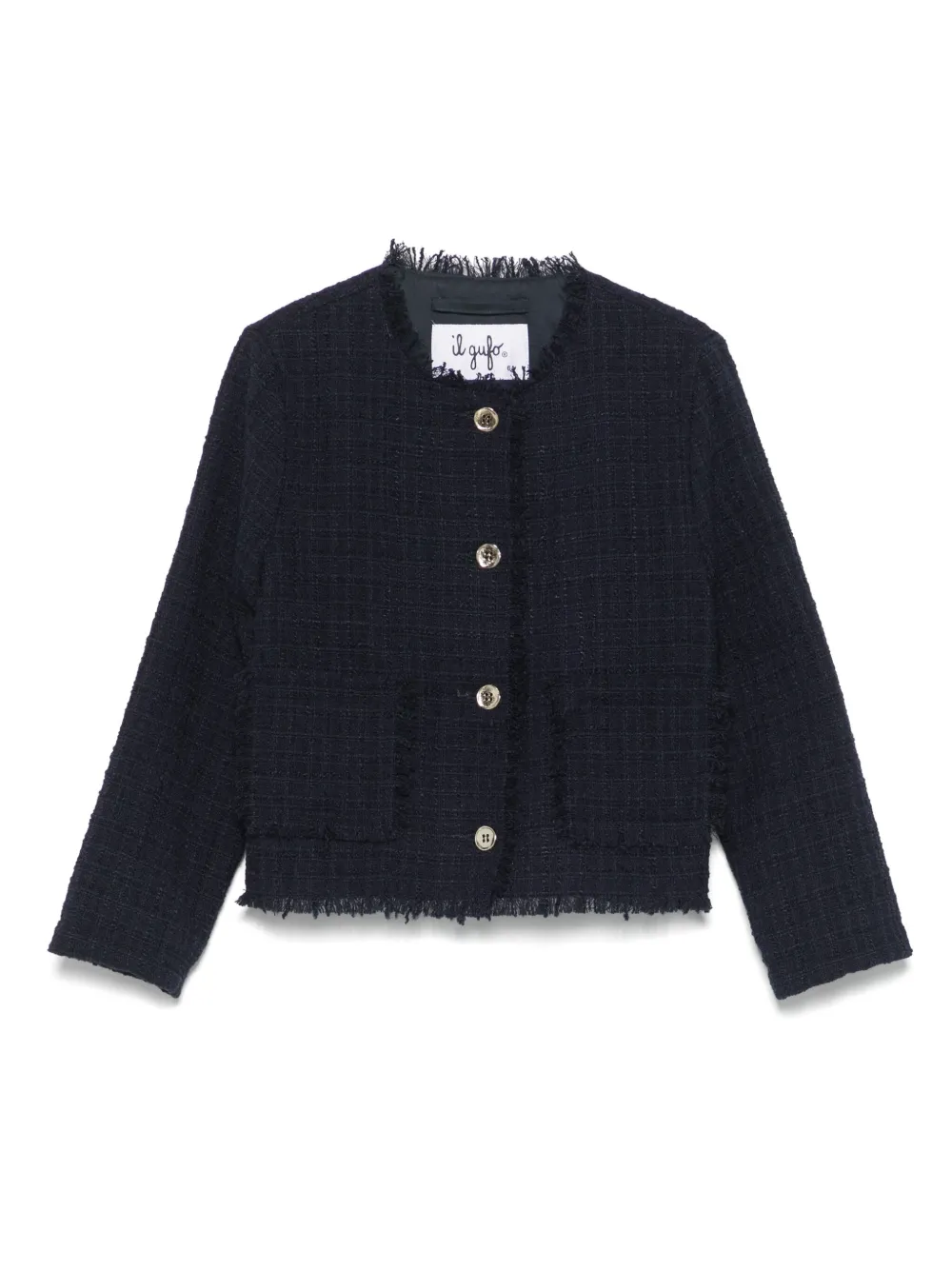 Твидовая куртка Il Gufo, синий
Твидовая куртка Il Gufo, синий