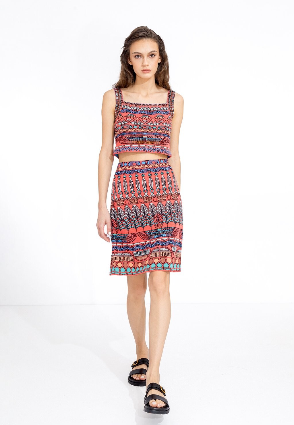 Юбка-карандаш PAPYRUS MOTIF Ivko, красный 
Юбка-карандаш PAPYRUS MOTIF Ivko, красный