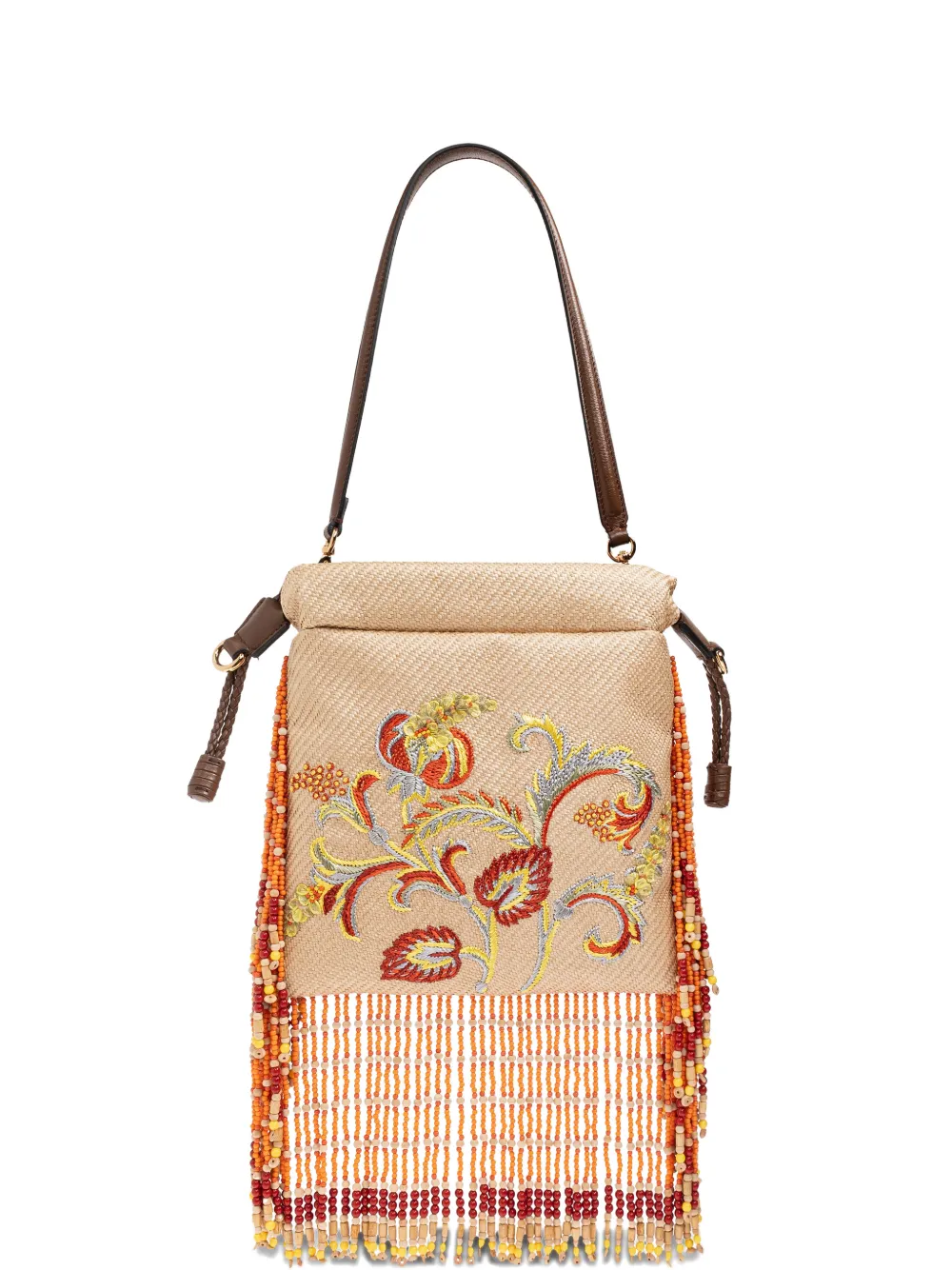 Маленькая вышитая сумка-тоут Kalispera Etro, бежевый
Маленькая вышитая сумка-тоут Kalispera Etro, бежевый