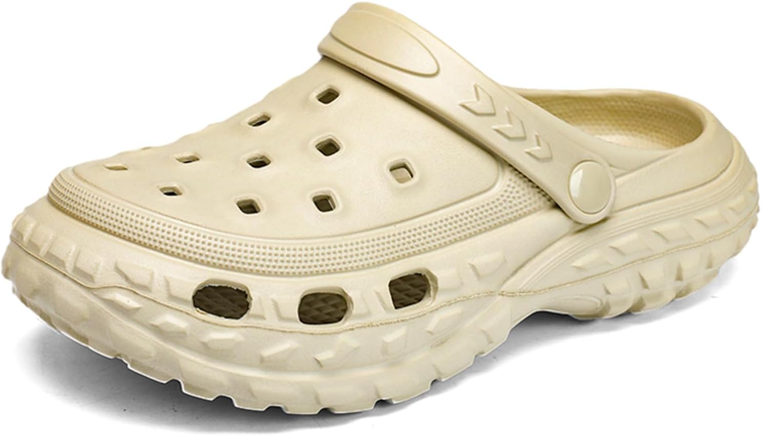 Тапочки-сабо SECHRITE для мужчин и женщин, сабо без застежек, водонепроницаемые пляжные и бассейновые сандалии с регулируемым ремешком на пятке, повседневные домашние и тапочки, хаки
Тапочки-сабо SECHRITE для мужчин и женщин, сабо без застежек, водонепроницаемые пляжные и бассейновые сандалии с регулируемым ремешком на пятке, повседневные домашние и тапочки, хаки