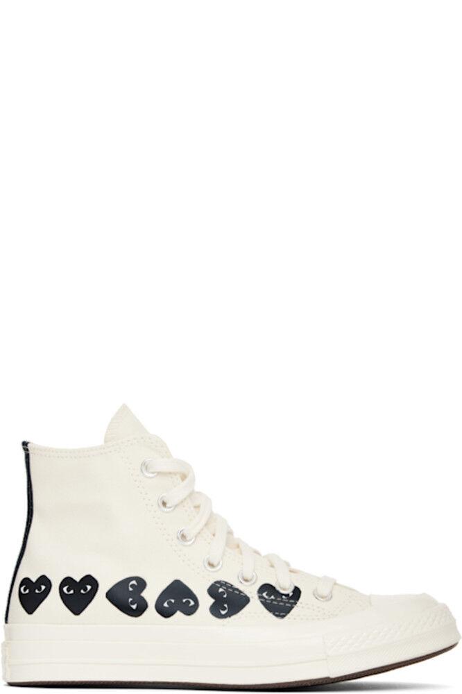 Бежевые кеды Converse Edition Chuck 70 Multi Heart COMME des GARÇONS PLAY
Бежевые кеды Converse Edition Chuck 70 Multi Heart COMME des GARÇONS PLAY