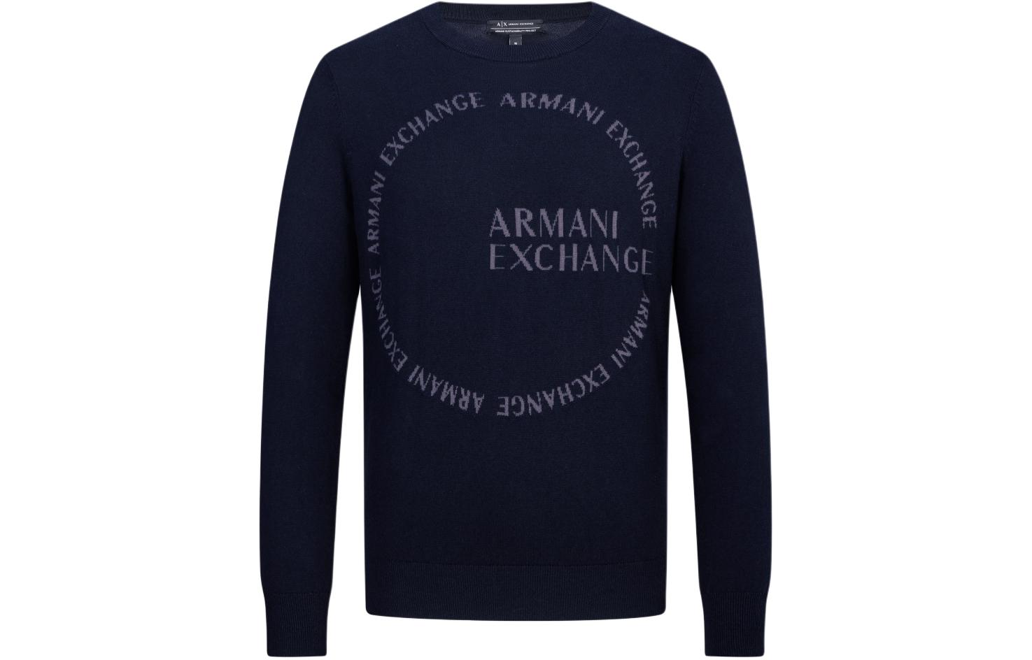 Трикотажный свитер мужской темно-синий ARMANI EXCHANGE
Трикотажный свитер мужской темно-синий ARMANI EXCHANGE
