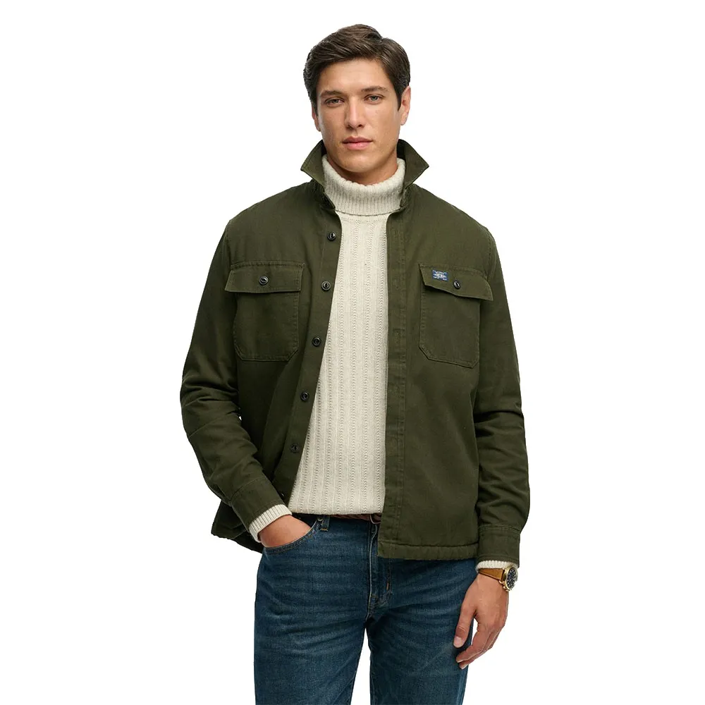 Рубашка с длинным рукавом Superdry Vintage Borg Lined Miller, зеленый
Рубашка с длинным рукавом Superdry Vintage Borg Lined Miller, зеленый