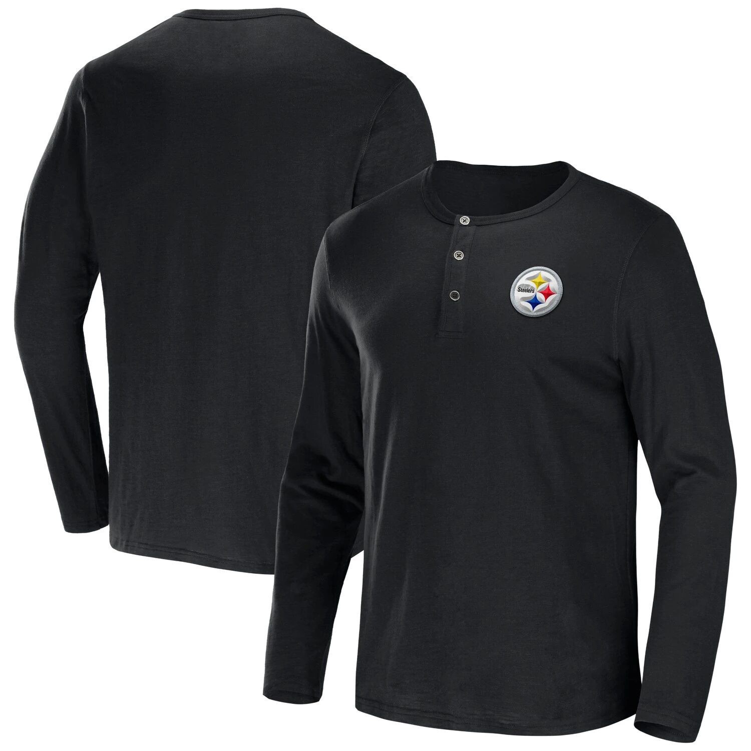Мужская футболка NFL x Darius Rucker Collection от Fanatics Black Pittsburgh Steelers Slub Jersey Футболка Хенли с длинными рукавами
Мужская футболка NFL x Darius Rucker Collection от Fanatics Black Pittsburgh Steelers Slub Jersey Футболка Хенли с длинными рукавами