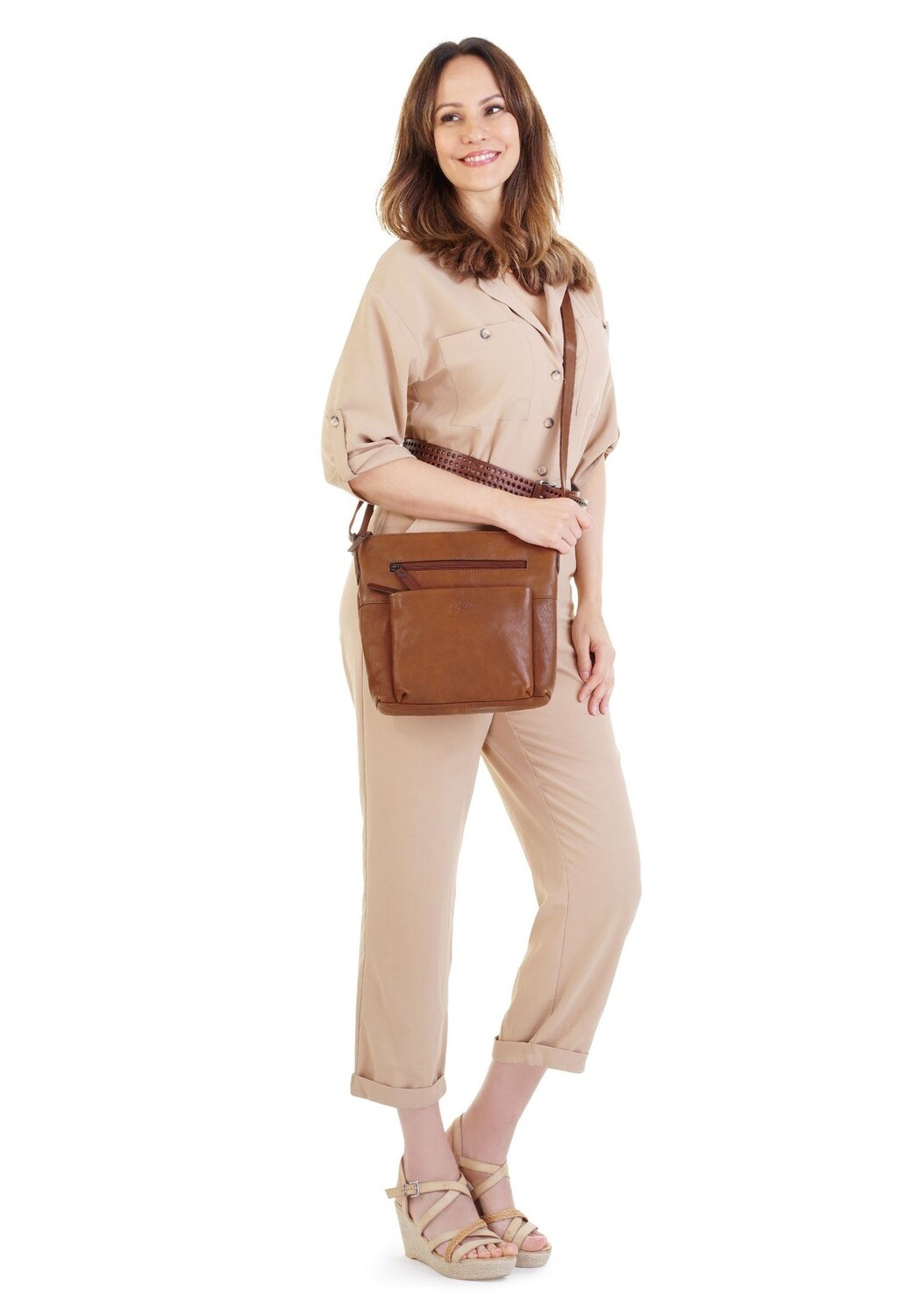 Сумка через плечо RFID, натуральная кожа X-Zone, цвет Cognac
Сумка через плечо RFID, натуральная кожа X-Zone, цвет Cognac