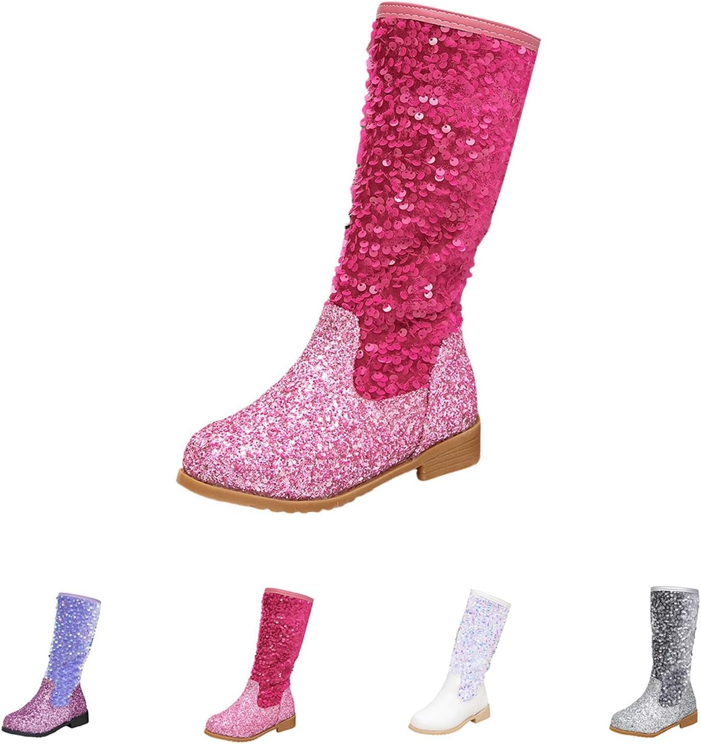 Зимние сапоги для девочек 2025 года, зимняя мода, вестерн, блестящие, до колена, уличные, с пайетками, туфли для верховой езды, с боковой молнией Generic, розовый
Зимние сапоги для девочек 2025 года, зимняя мода, вестерн, блестящие, до колена, уличные, с пайетками, туфли для верховой езды, с боковой молнией Generic, розовый