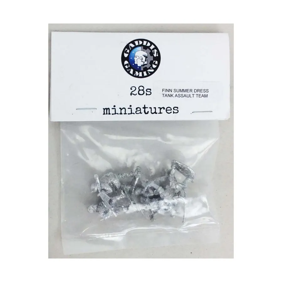 Летняя униформа танковой штурмовой группы FIN конца войны, WWII Miniatures - Finland - Infantry (28mm)
Летняя униформа танковой штурмовой группы FIN конца войны, WWII Miniatures - Finland - Infantry (28mm)