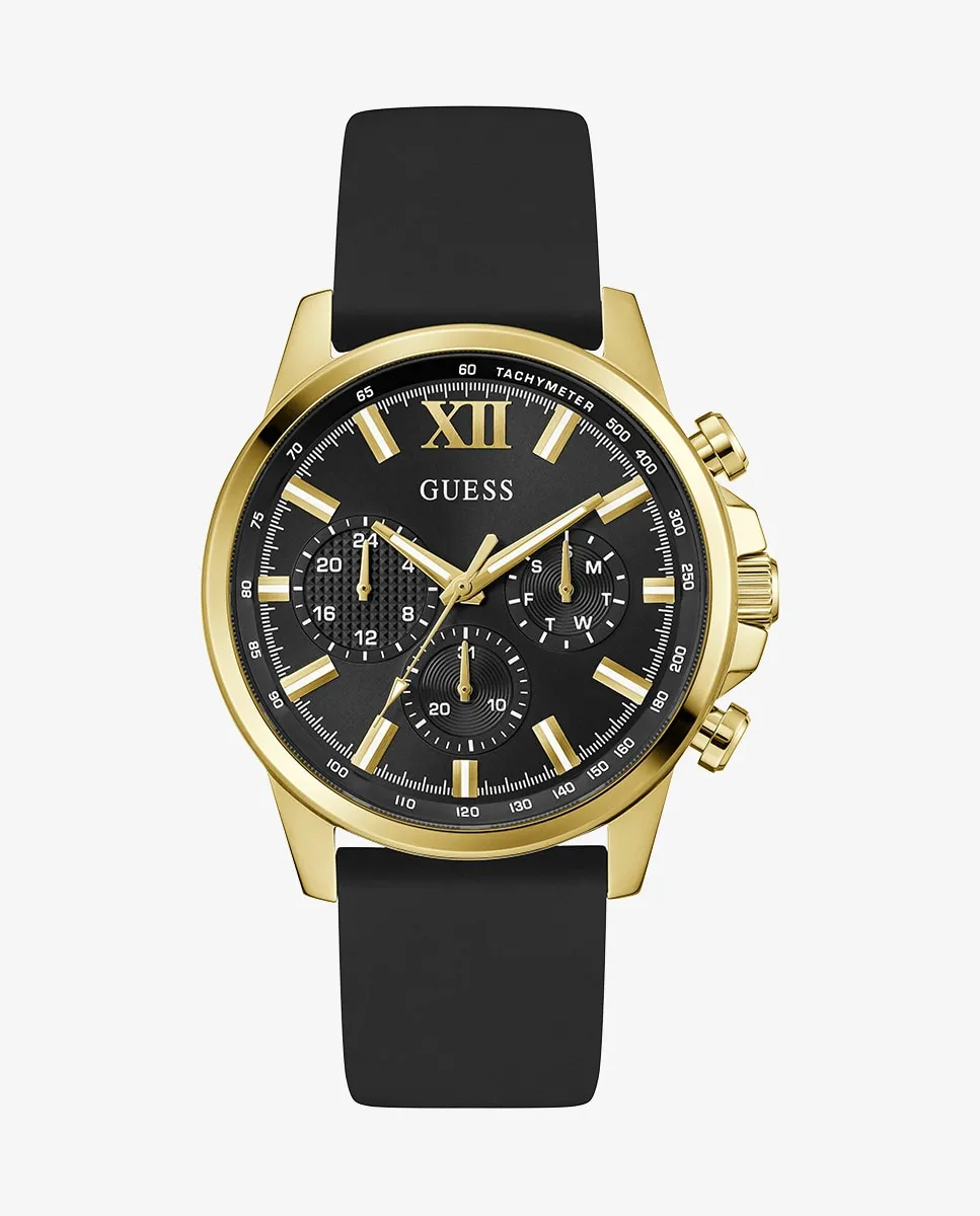 Мужские часы Walker GW0913G2 с силиконовым и черным ремешком Guess, черный
Мужские часы Walker GW0913G2 с силиконовым и черным ремешком Guess, черный