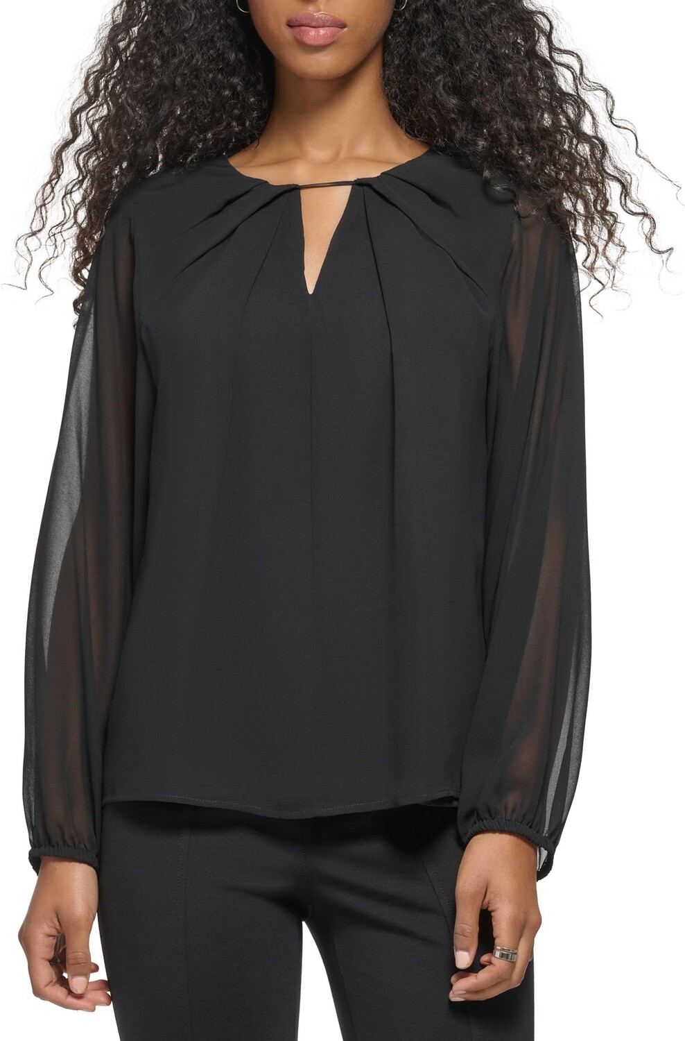 Топ Calvin Klein Shirred Front Long Sleeve, черный
Топ Calvin Klein Shirred Front Long Sleeve, черный