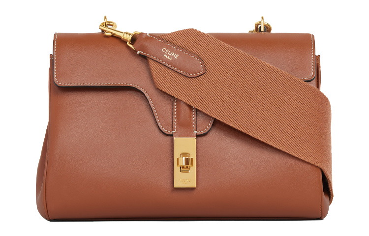 CELINE Гладкая кожаная сумка через плечо коровья женская рыжевато-коричневая
CELINE Гладкая кожаная сумка через плечо коровья женская рыжевато-коричневая
