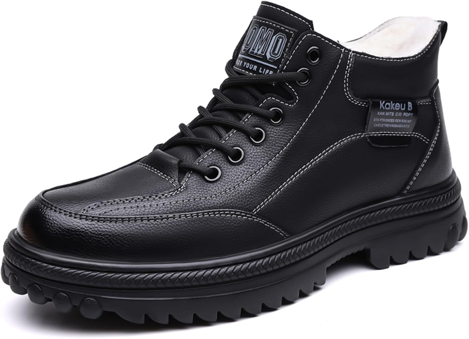 Мужские кожаные ботинки Abborora для ходьбы и походов, утепленные, повседневные, рабочие, до щиколотки, зимние, водонепроницаемые, теплые снегоступы, черный
Мужские кожаные ботинки Abborora для ходьбы и походов, утепленные, повседневные, рабочие, до щиколотки, зимние, водонепроницаемые, теплые снегоступы, черный