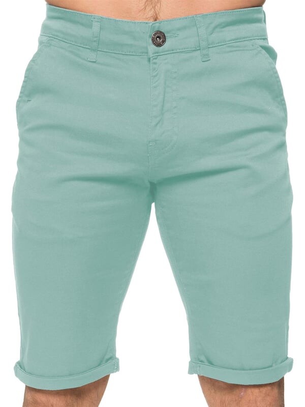 Мужские шорты-чиносы узкого кроя стрейч Enzo, синий
Мужские шорты-чиносы узкого кроя стрейч Enzo, синий