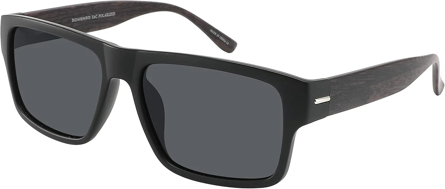 Солнцезащитные очки Edge I-Wear Extra Large Designer Square Summer Sunglasses with Trendized Oversized Polarized Lenses Women Men EDGEIWEAR, Matte Black & Dark Wood
Солнцезащитные очки Edge I-Wear Extra Large Designer Square Summer Sunglasses with Trendized Oversized Polarized Lenses Women Men EDGEIWEAR, Matte Black & Dark Wood