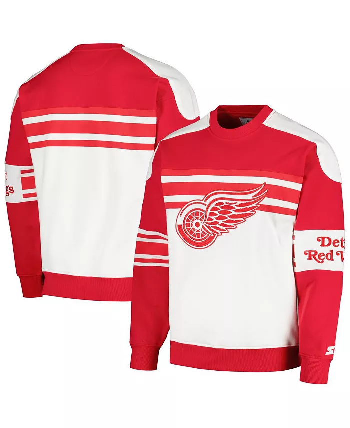 Мужской белый флисовый свитшот с круглым вырезом Detroit Red Wings Defense Starter
Мужской белый флисовый свитшот с круглым вырезом Detroit Red Wings Defense Starter