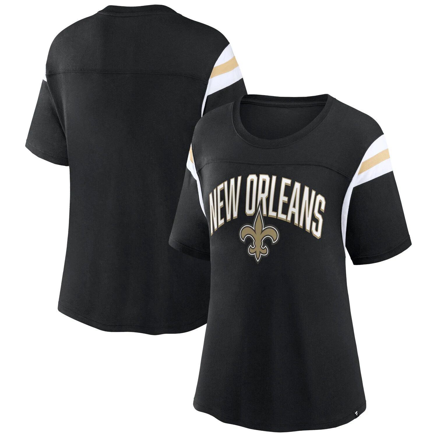 Женская черная футболка с фирменным логотипом New Orleans Saints Earned Stripes Fanatics, Черный, Женская черная футболка с фирменным логотипом New Orleans Saints Earned Stripes Fanatics
Женская черная футболка с фирменным логотипом New Orleans Saints Earned Stripes Fanatics, Черный, Женская черная футболка с фирменным логотипом New Orleans Saints Earned Stripes Fanatics