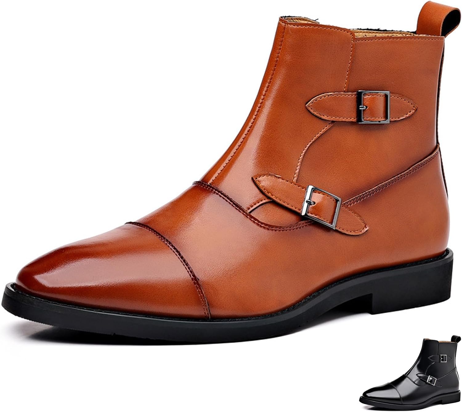 Мужские кожаные ботинки WYUETRA с ремешками и пряжкой, средний верх, челси, ретро, удобные, с заостренным носком, боковой молнией, низким каблуком, ботильоны на щиколотку, повседневные, официальные, деловые, коричневый
Мужские кожаные ботинки WYUETRA с ремешками и пряжкой, средний верх, челси, ретро, удобные, с заостренным носком, боковой молнией, низким каблуком, ботильоны на щиколотку, повседневные, официальные, деловые, коричневый