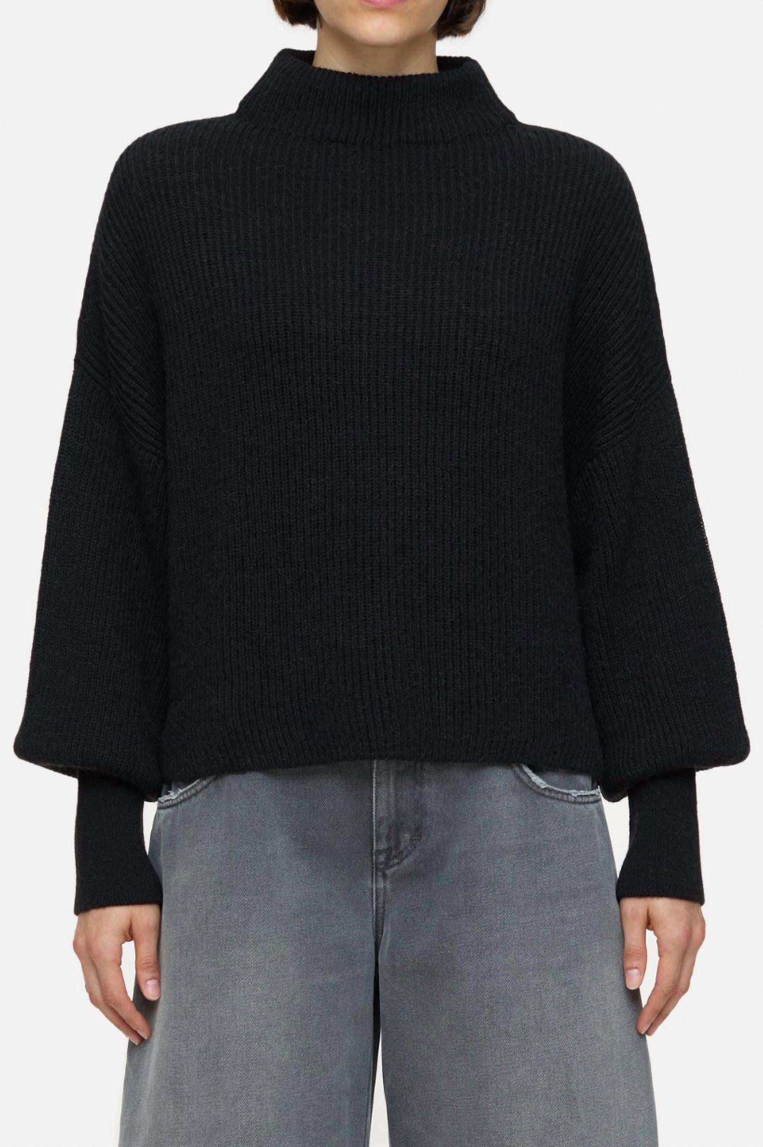 Свитер из смеси альпаки черного цвета CLOSED
Свитер из смеси альпаки черного цвета CLOSED