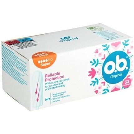 Оригинальные супер тампоны O.B
Оригинальные супер тампоны O.B