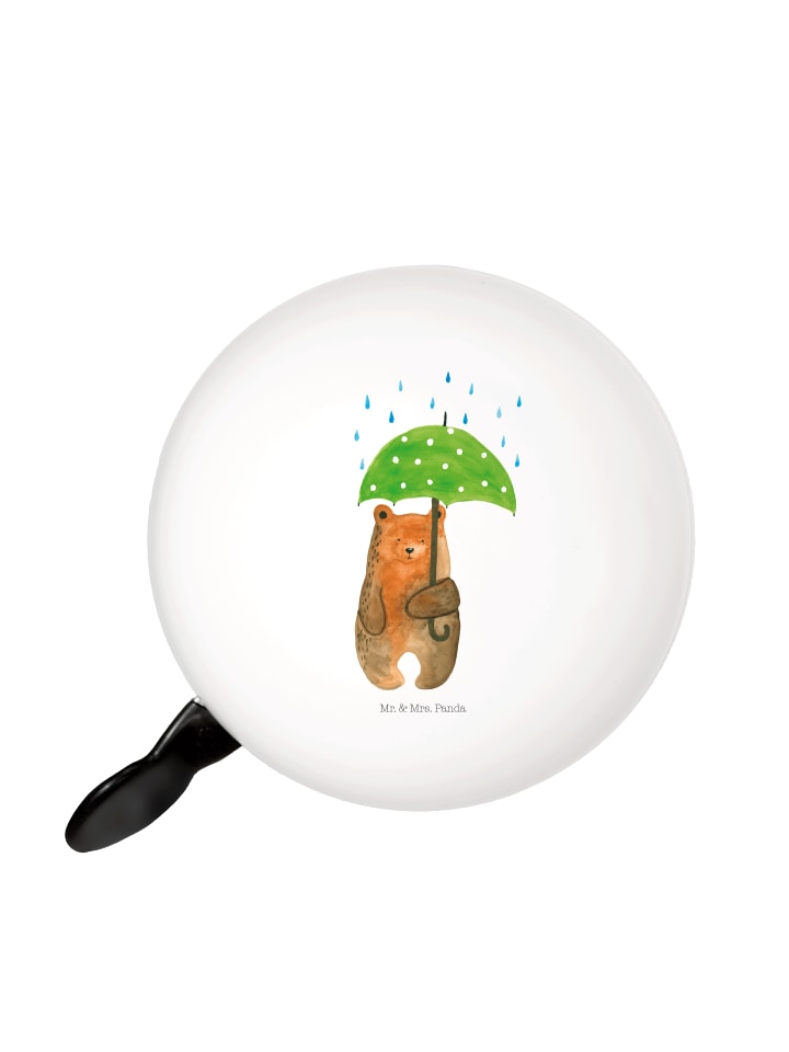 Mr. & Mrs. Panda Велосипедный звонок, зонтик с изображением медведя, без слов, в белом цвете
Mr. & Mrs. Panda Велосипедный звонок, зонтик с изображением медведя, без слов, в белом цвете
