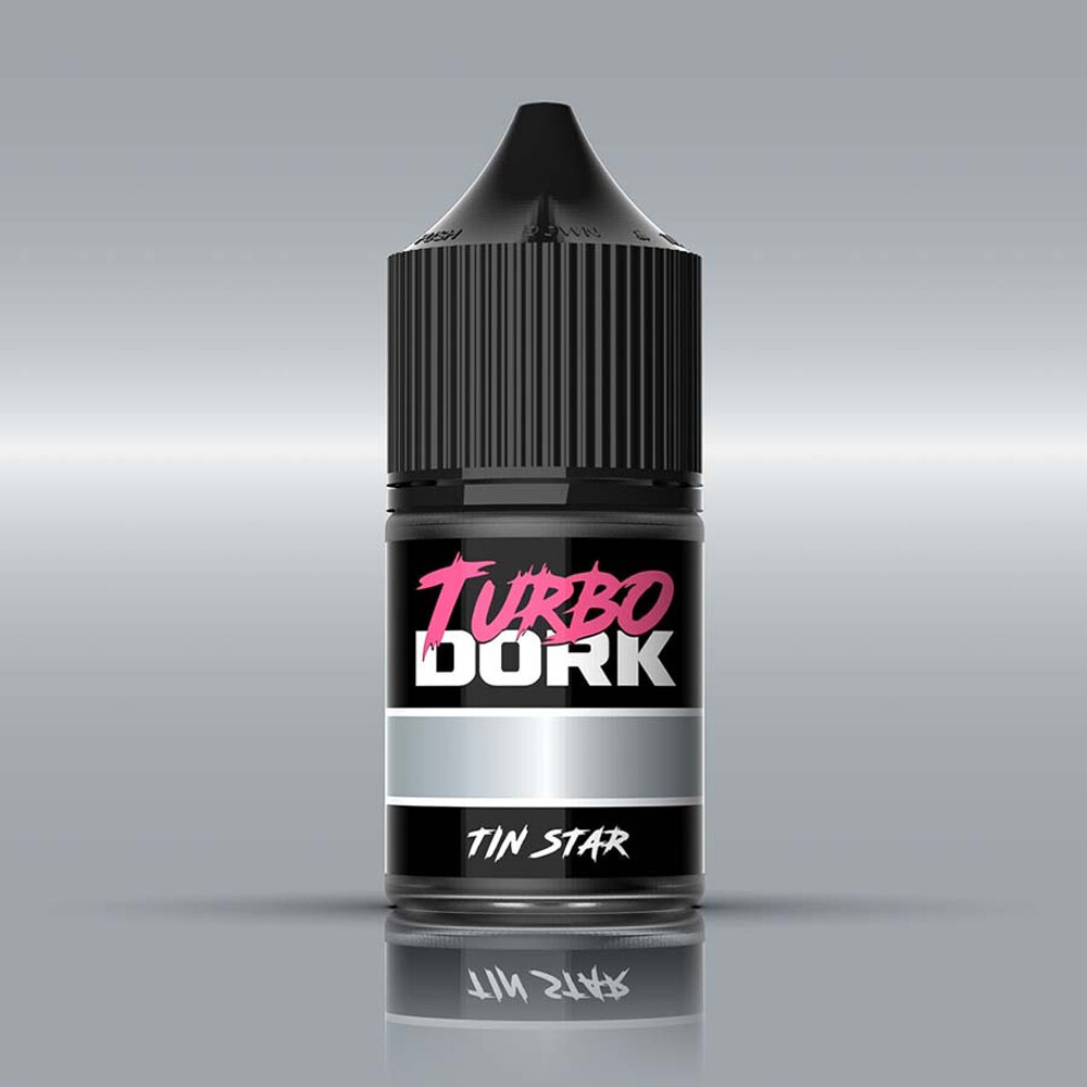 Аксессуары Turbo Dork Metallic Acrylic Paint: Tin Star (22ml)
Аксессуары Turbo Dork Metallic Acrylic Paint: Tin Star (22ml)