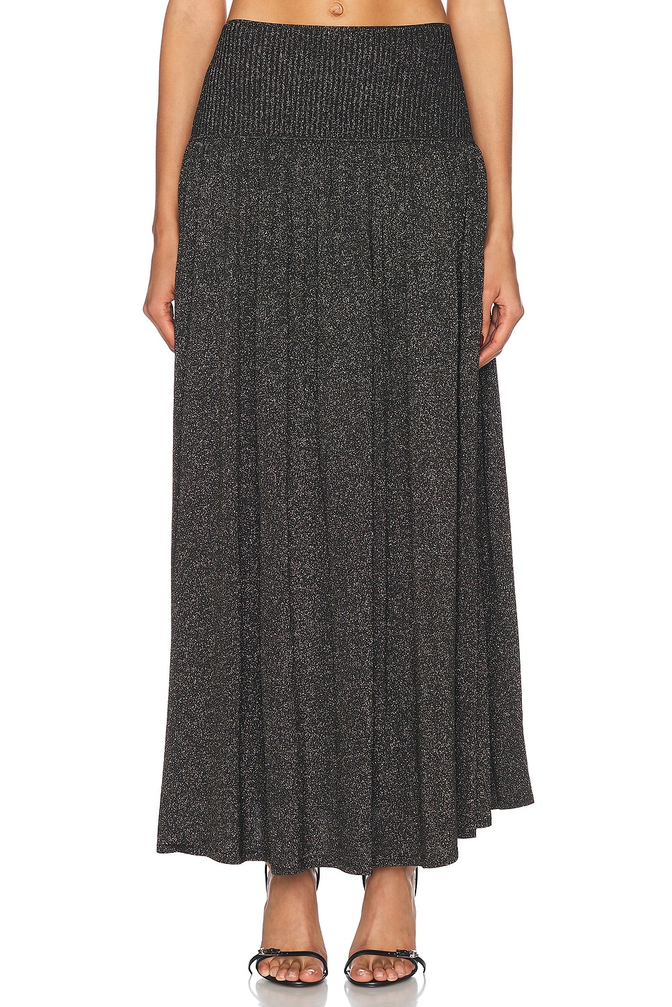 Юбка-клеш Crush с эффектом металлик Zimmermann, цвет Black & Gold
Юбка-клеш Crush с эффектом металлик Zimmermann, цвет Black & Gold