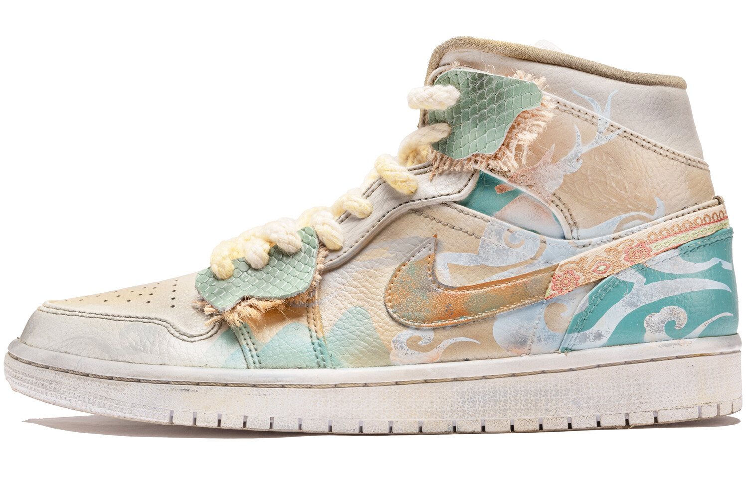 Кроссовки Air Jordan 1 Vintage Basketball Shoes Men Mid-top Blue, коричневый
Кроссовки Air Jordan 1 Vintage Basketball Shoes Men Mid-top Blue, коричневый