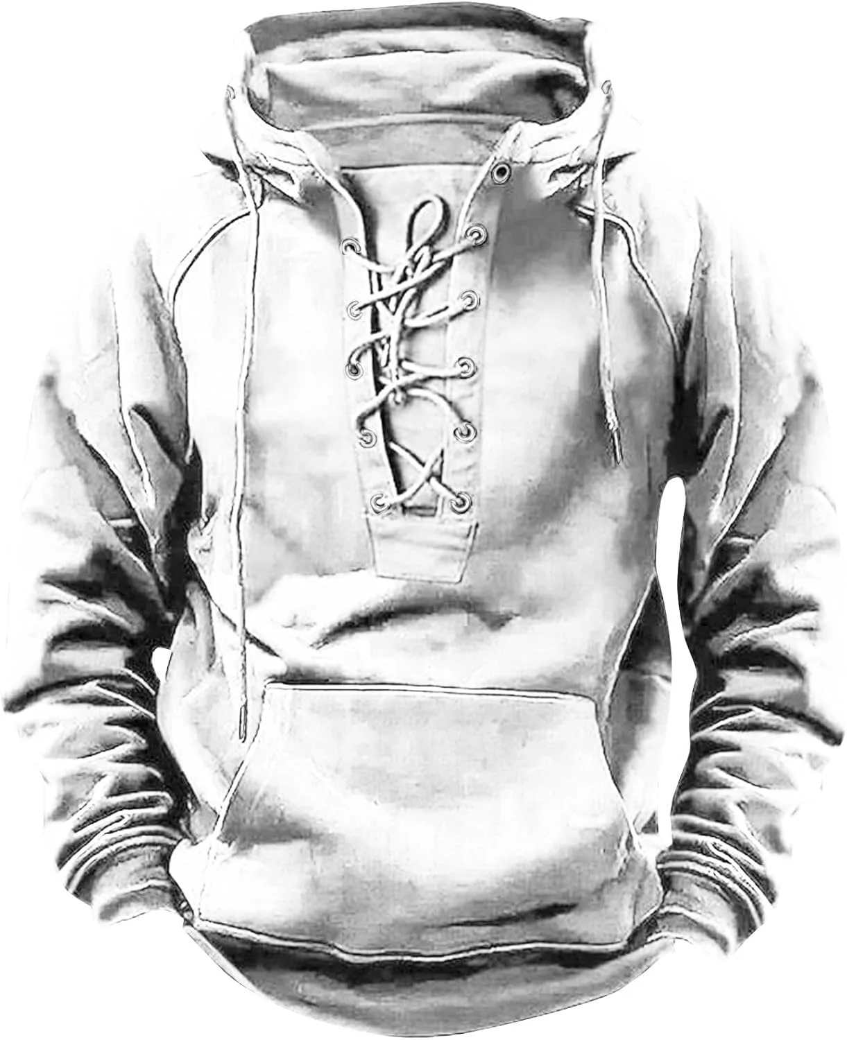 Карго худи для мужчин тактическое винтажное с карманом Sblioda
Карго худи для мужчин тактическое винтажное с карманом Sblioda