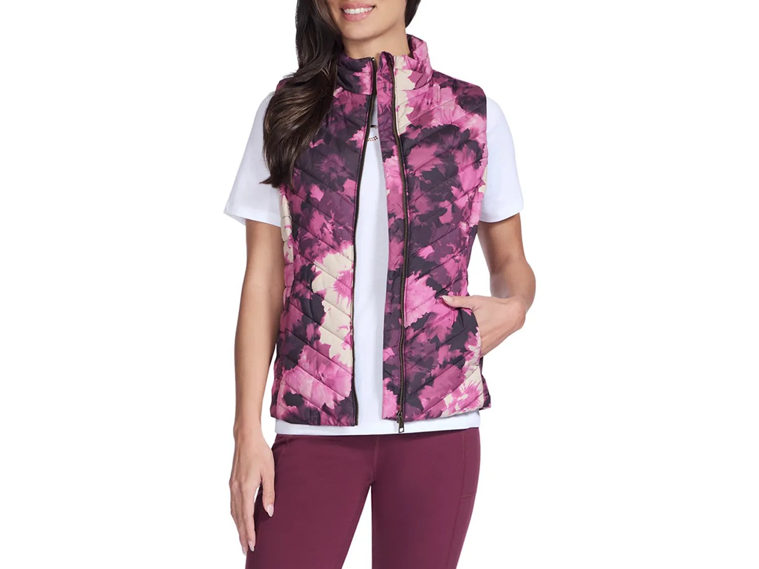 Куртка Skechers On-The-GO Luxe Women's Vest, розовый/мультиколор
Куртка Skechers On-The-GO Luxe Women's Vest, розовый/мультиколор