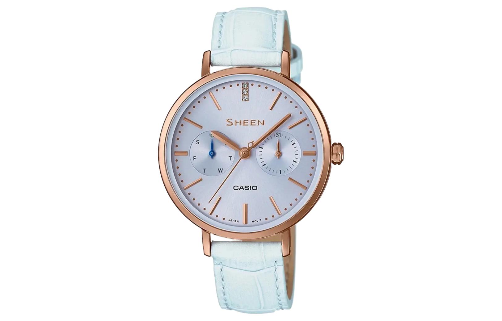 Женские часы SHEEN Blue SHE-3054PGL-2A CASIO, синий Strap
Женские часы SHEEN Blue SHE-3054PGL-2A CASIO, синий Strap