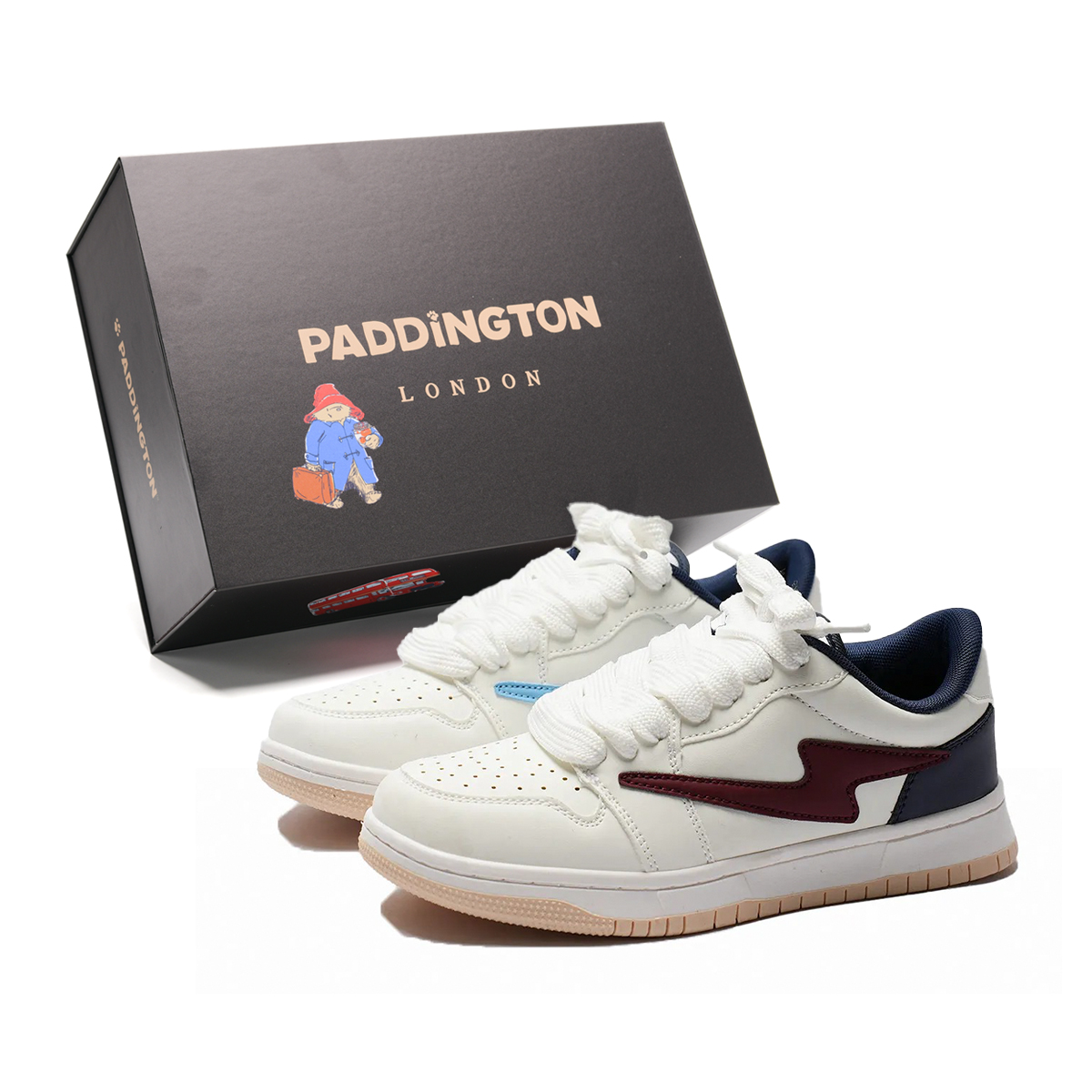 Paddington Bears Износостойкие и легкие низкие скейтерские кроссовки унисекс белый красный синий, цвет White Red Blue
Paddington Bears Износостойкие и легкие низкие скейтерские кроссовки унисекс белый красный синий, цвет White Red Blue