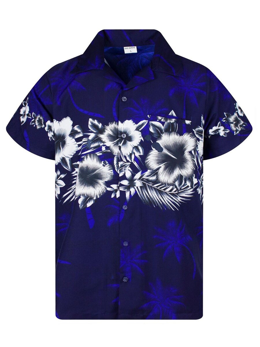 Рубашка King Kameha Flower Chest, синий
Рубашка King Kameha Flower Chest, синий
