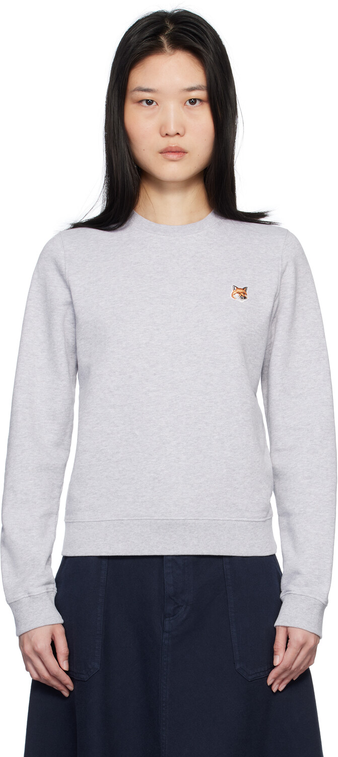 Толстовка с изображением головы серой лисы Maison Kitsune
Толстовка с изображением головы серой лисы Maison Kitsune