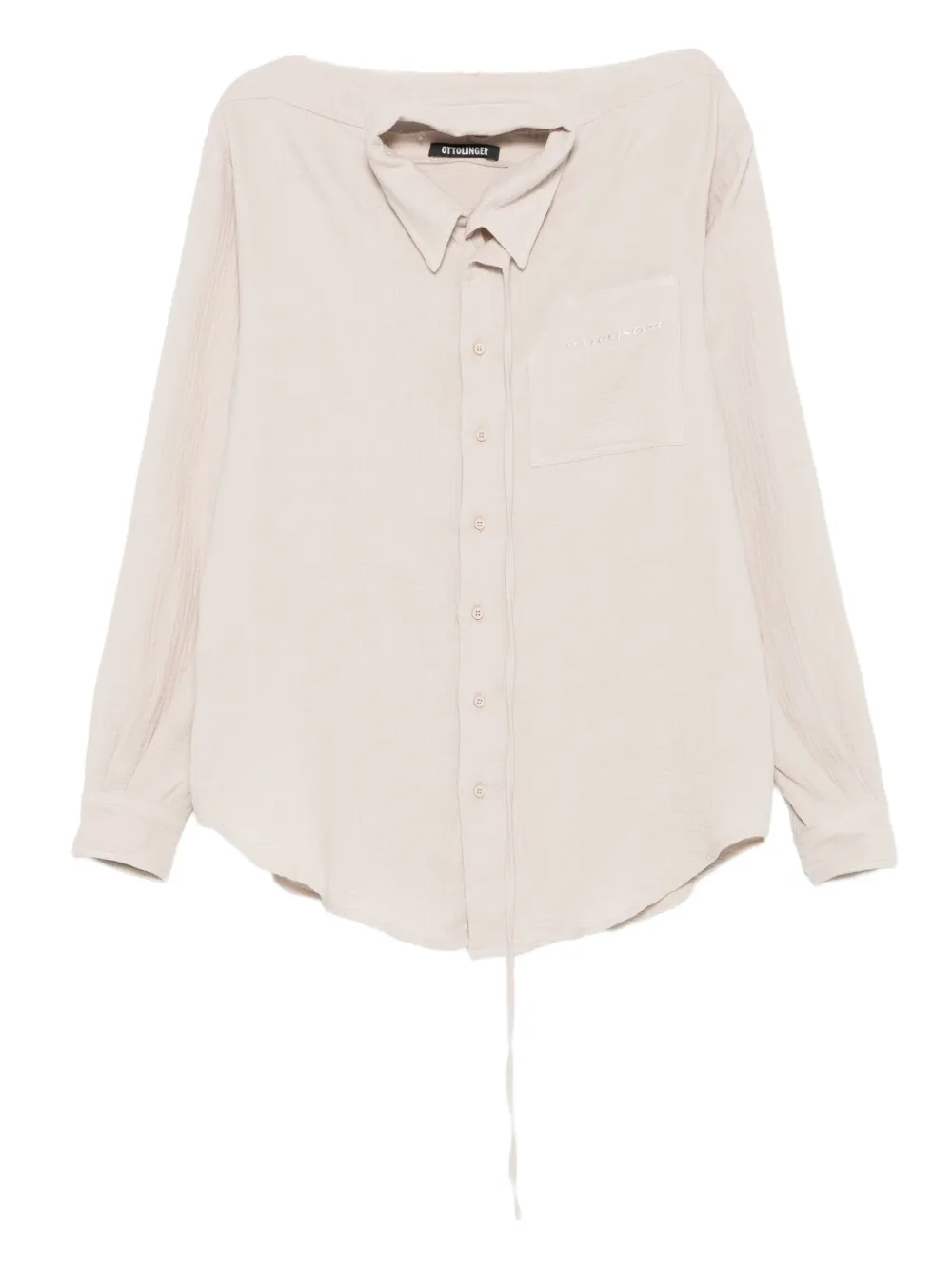 Рубашка на пуговицах Ottolinger, нейтральный
Рубашка на пуговицах Ottolinger, нейтральный