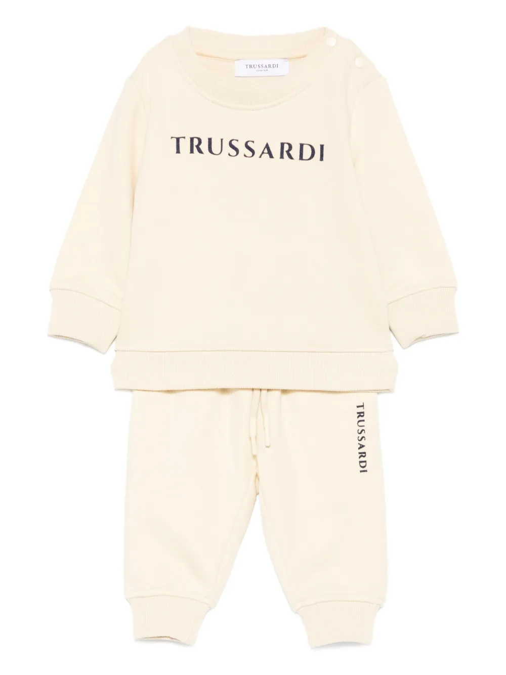 Спортивный костюм с вышитым логотипом TRUSSARDI JUNIOR, нейтральный
Спортивный костюм с вышитым логотипом TRUSSARDI JUNIOR, нейтральный