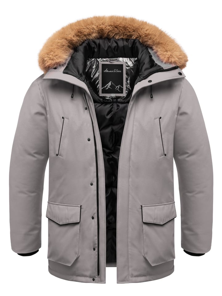 Зимняя куртка NORWALK серого цвета Amaci&Sons
Зимняя куртка NORWALK серого цвета Amaci&Sons